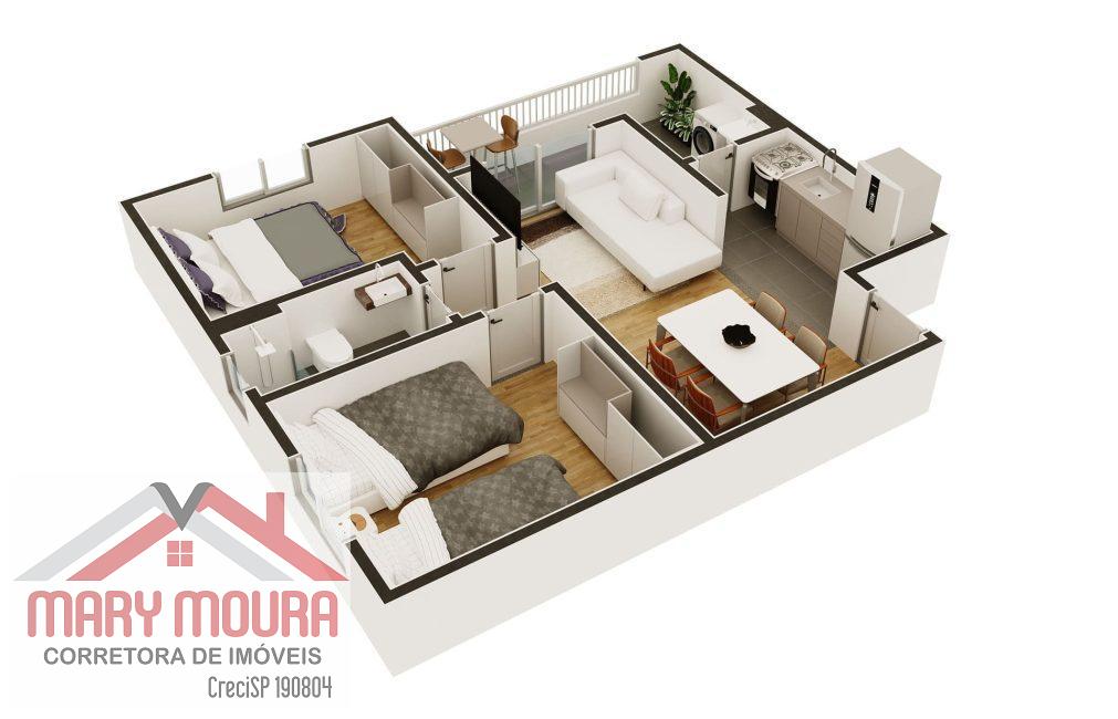 Apartamento, 2 quartos, 47 m² - Foto 8