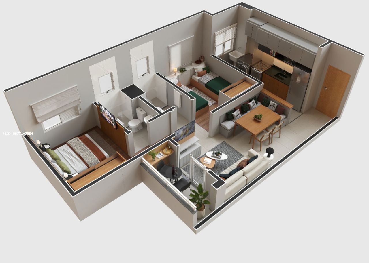 Apartamento, 2 quartos, 43 m² - Foto 5